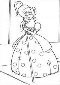 Девушка в платье в горошек Раскраски с цветами распечатать бесплатно